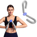 Leg  and thigh trainer and exerciser used female model