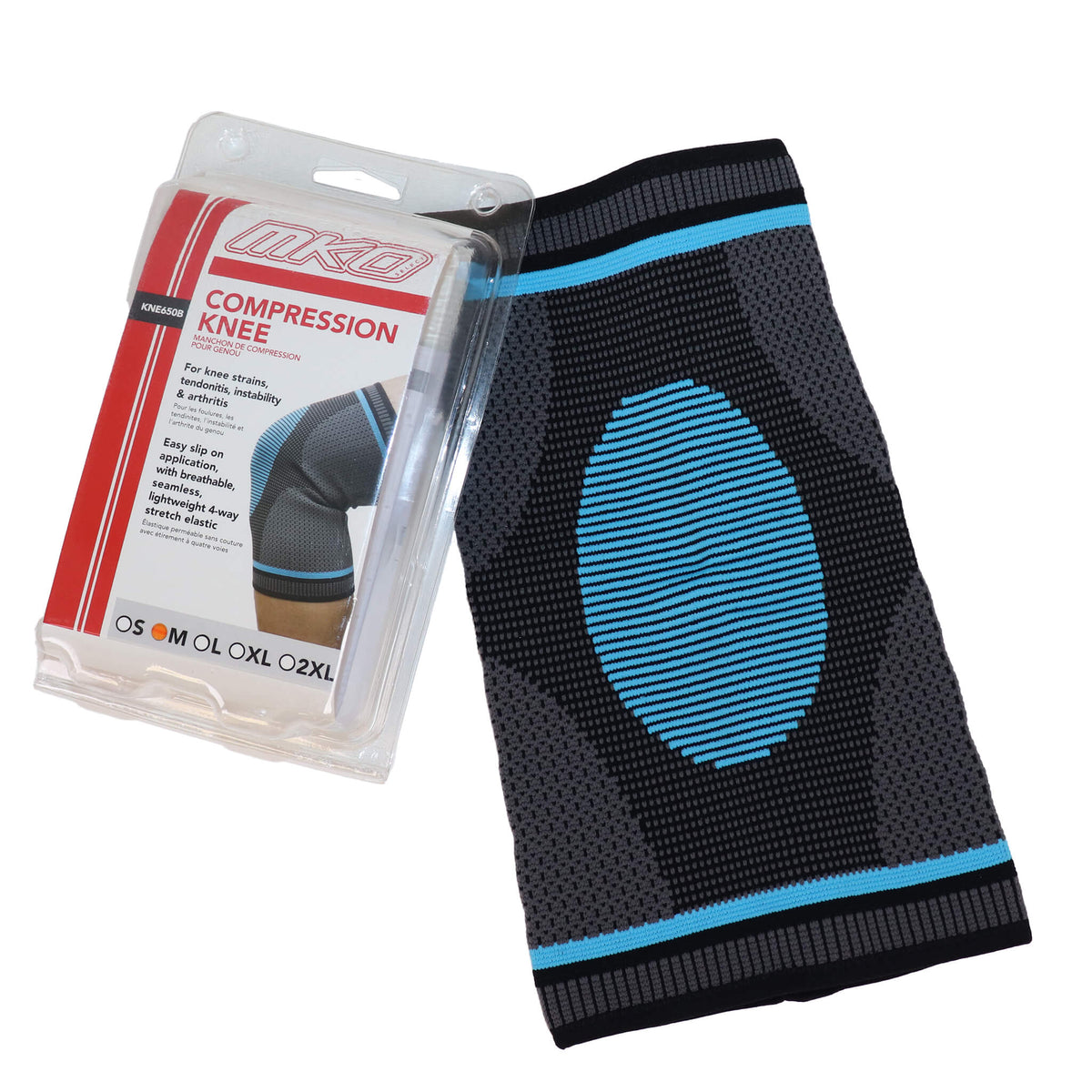 MKO Select Compression Knee Sleeve for Tendonitis