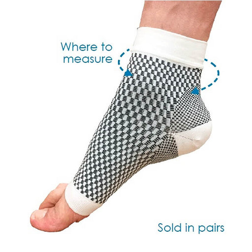 MKO Plantar Fasciitis Foot Sleeve how to measure for size