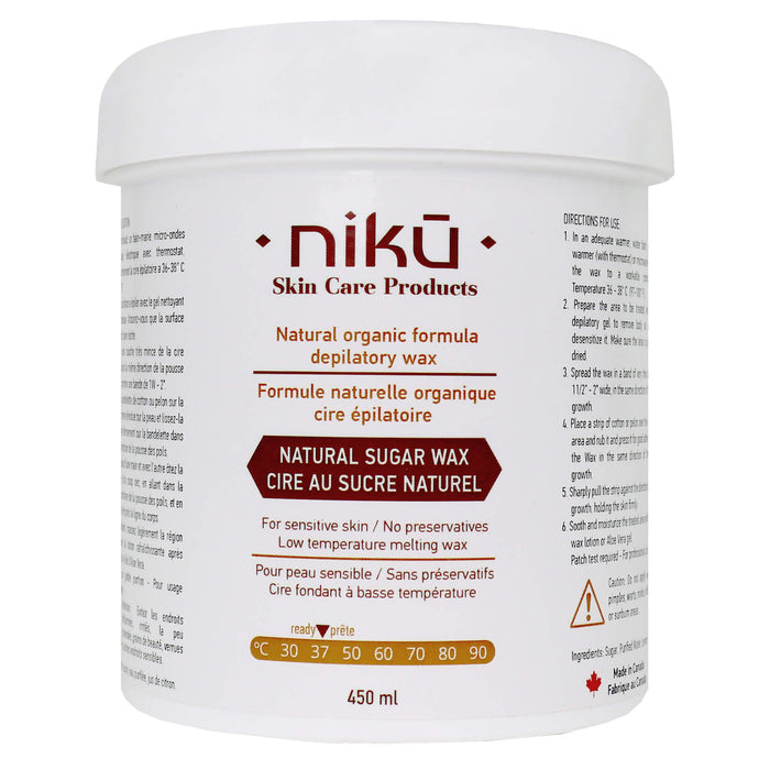 Niku Natural Organic Depilatory Wax Natural Sugar