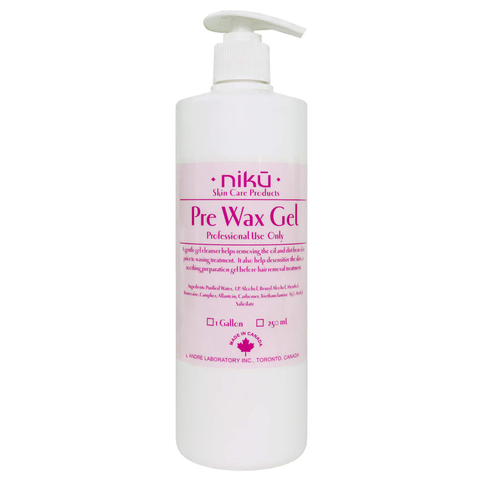 Niku Pre Wax Gel for Cleaning Skin - 16oz
