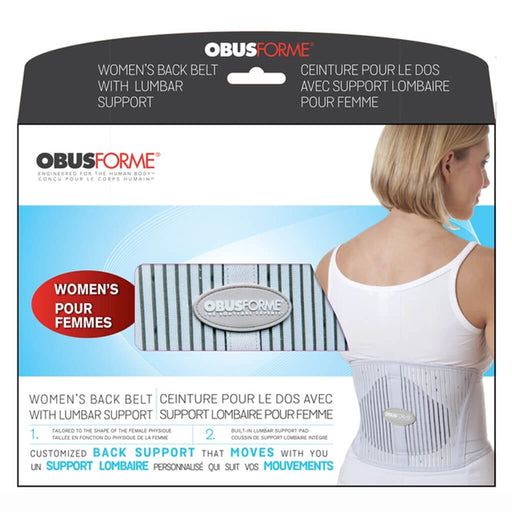 ObusForme Back Belt Lumbar Support Female Details