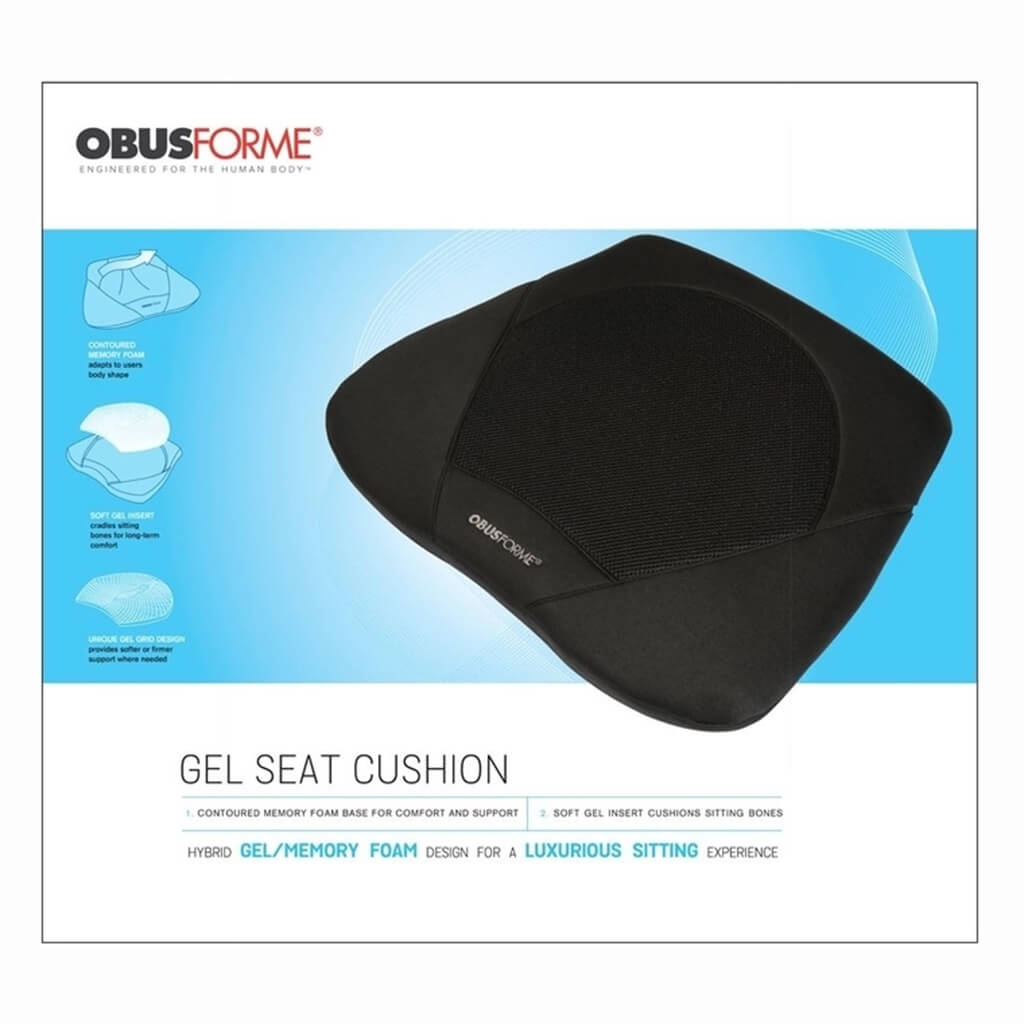 OBUSFORME CONTOURED SEAT CUSHION (GREY)