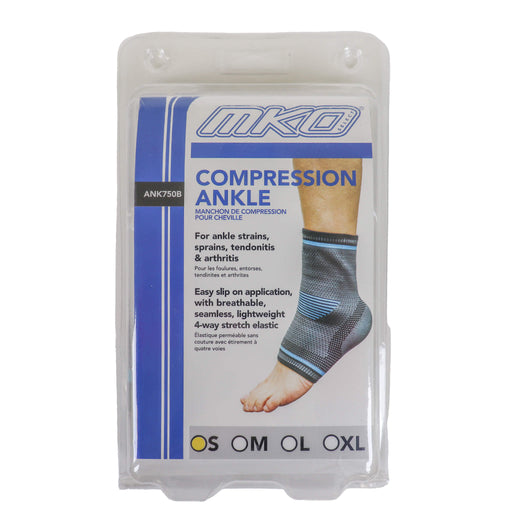 MKO Compression Ankle Sock packaging