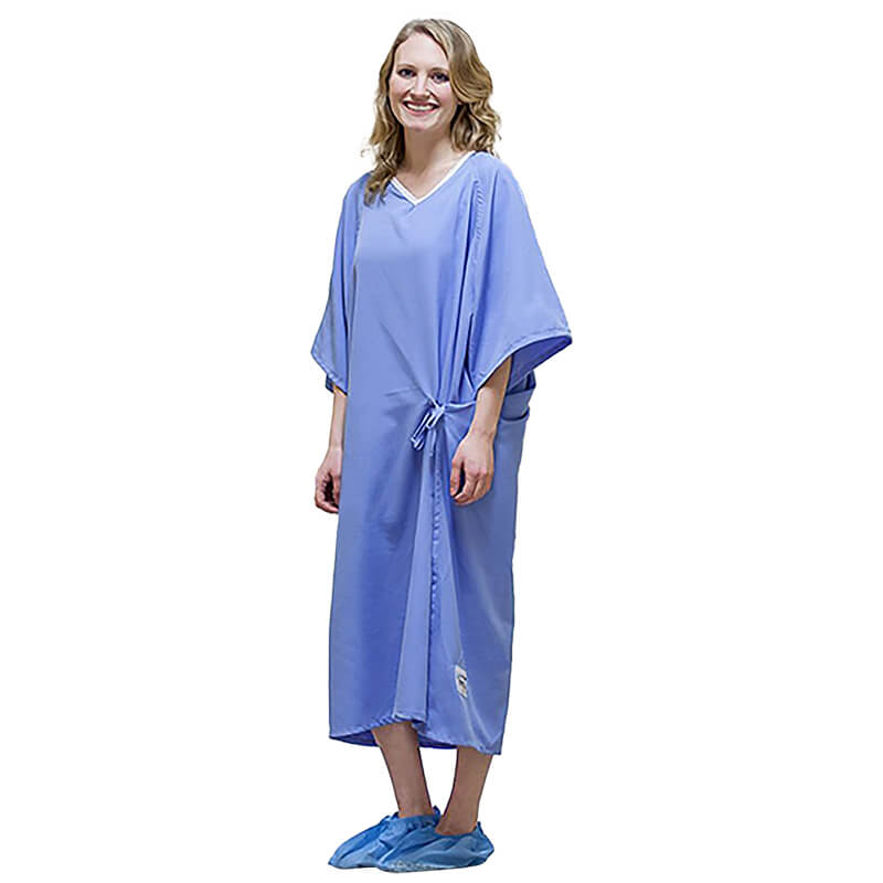 Patient Gown with V Neck for Hospitals