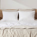 Percale Zippered Pillowcase Protectors  bed view