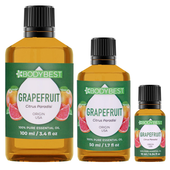 BodyBest Grapefruit Essential Oil available sizes