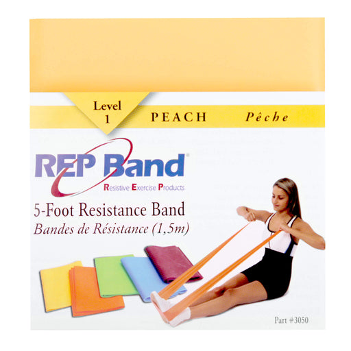 Rep Band Resistance Band Latex Free Level 1 Yellow package