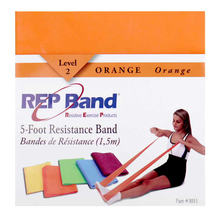 Rep Band Resistance Band Latex Free Level 2 Orange package