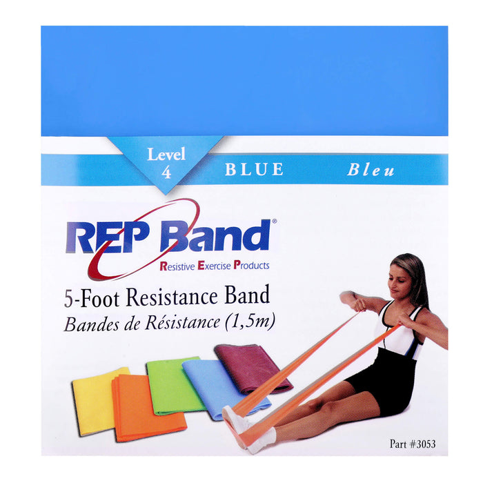 Rep Band Resistance Band Latex Free Level 3 Blue package
