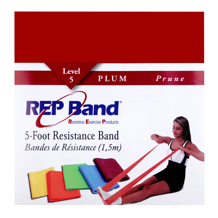 Rep Band Resistance Band Latex Free Level 5 Plum package