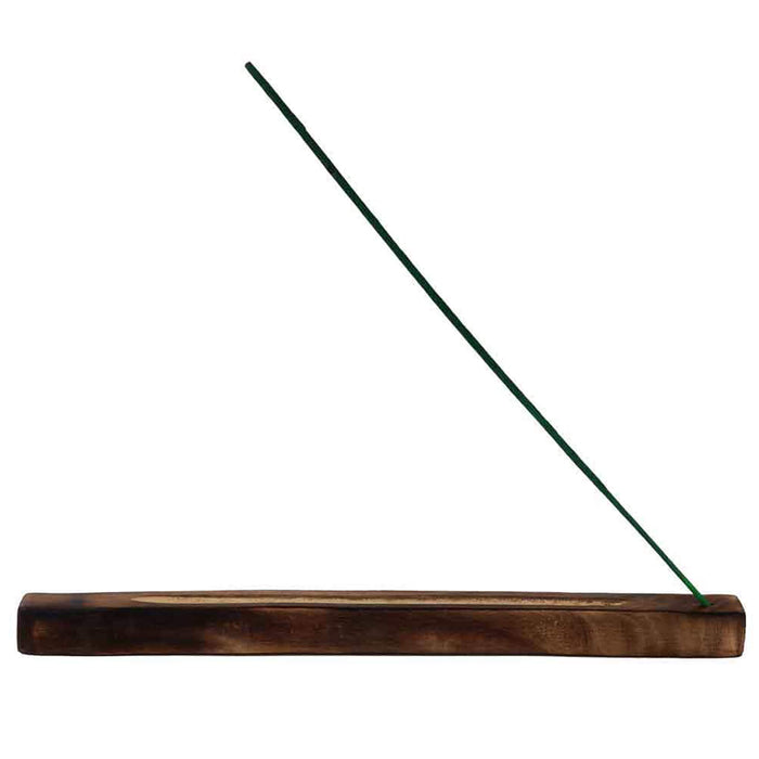 Wood holder for incense sticks