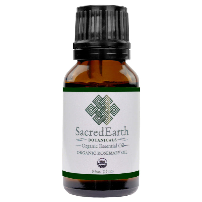 SacredEarth Organic Rosemary Essential Oil 15ml