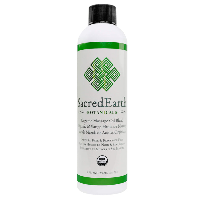 Sacred Earth Organic Massage Oil 8 oz