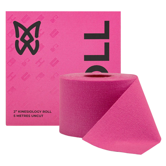 SpiderTech Kinesiology Tape Roll - 5 Meters box pink