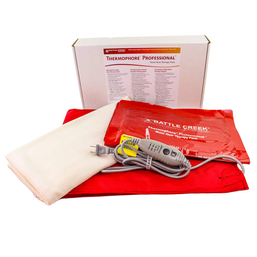 Thermophore Professional Heating Pad and packaging against a white background