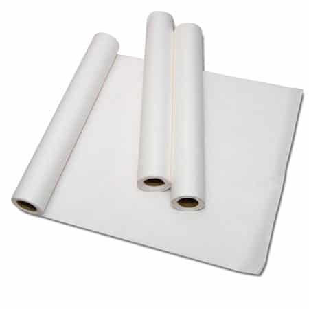  Exam Table Paper - 21''x125' Disposable Standard White Textured  Crepe Medical Barrier Cover Roll - Paper Rolls for Spas, Daycares, Doctors,  Chiropractors, Examination and Massage Tables (2 rolls) : Industrial &  Scientific