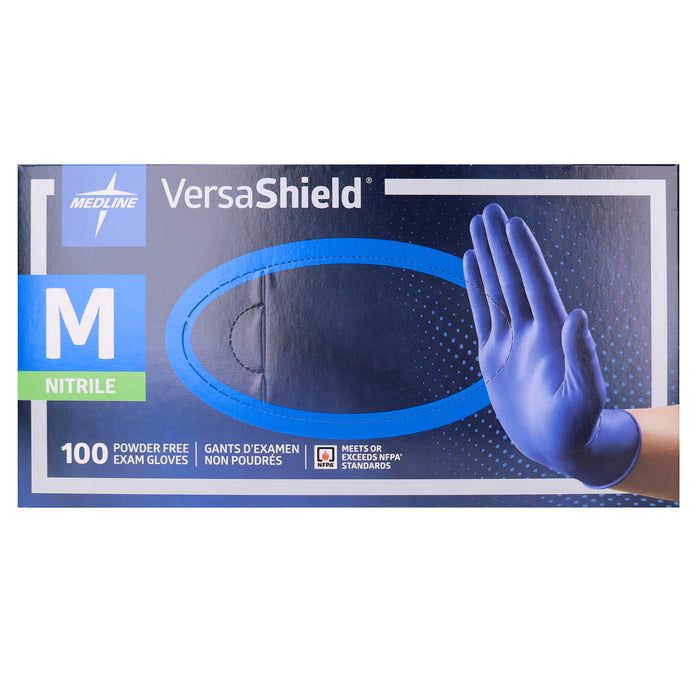 VersaShield Powder-Free Nitrile Exam Gloves Medium