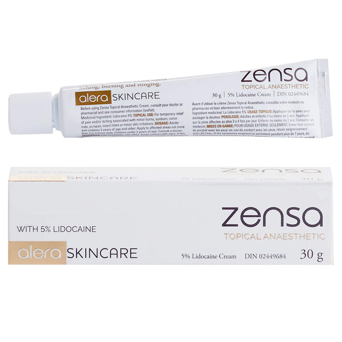 Zensa Numbing Cream 30 g tube and box
