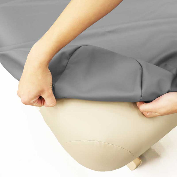 Oakworks Fitted Protective Spa Table Cover (6 inches Deep) pewter