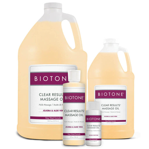 Biotone Clear Results Massage Oil with Jojoba and Aloe Vera