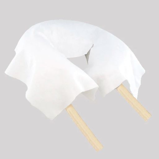 Biotone Disposable Facerest Cover on Cradle