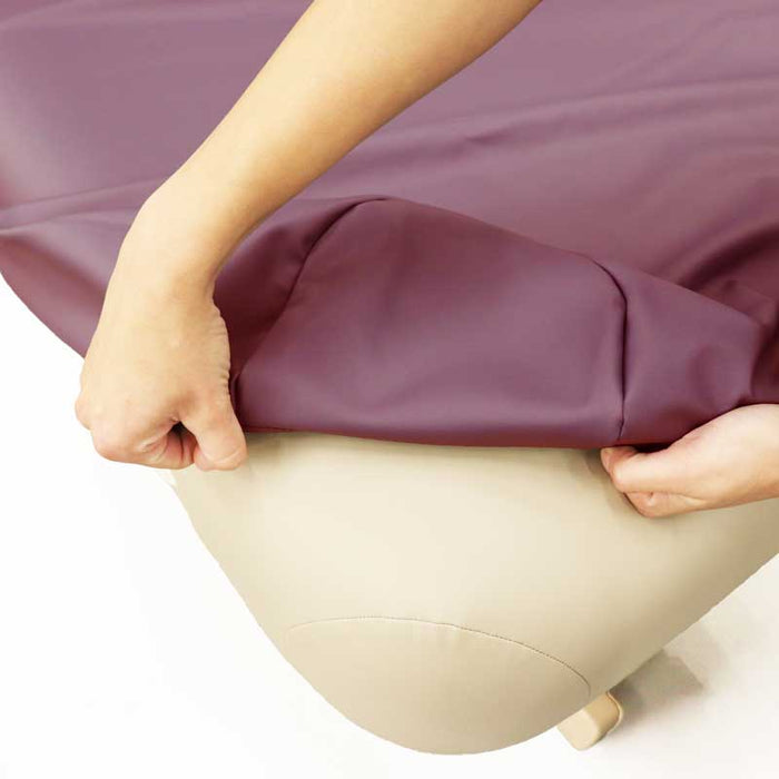 Oakworks Fitted Protective Spa Table Cover (6 inches Deep) burgundy