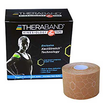 Theraband Kinesiology Tape Roll 6 Pack beige