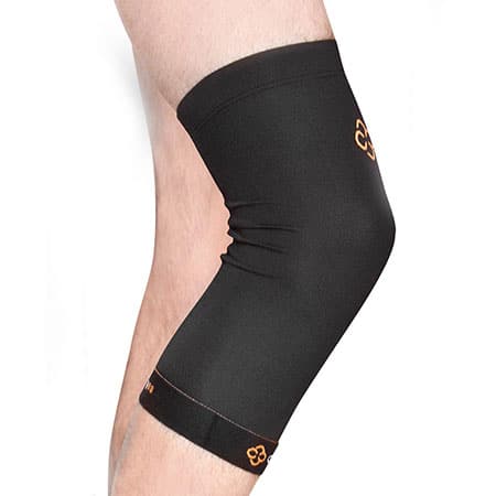 Copper88 Knee Sleeve on right knee