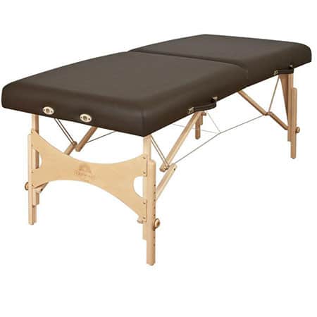 Portable Massage Table Rental mystic blue with crescent pad