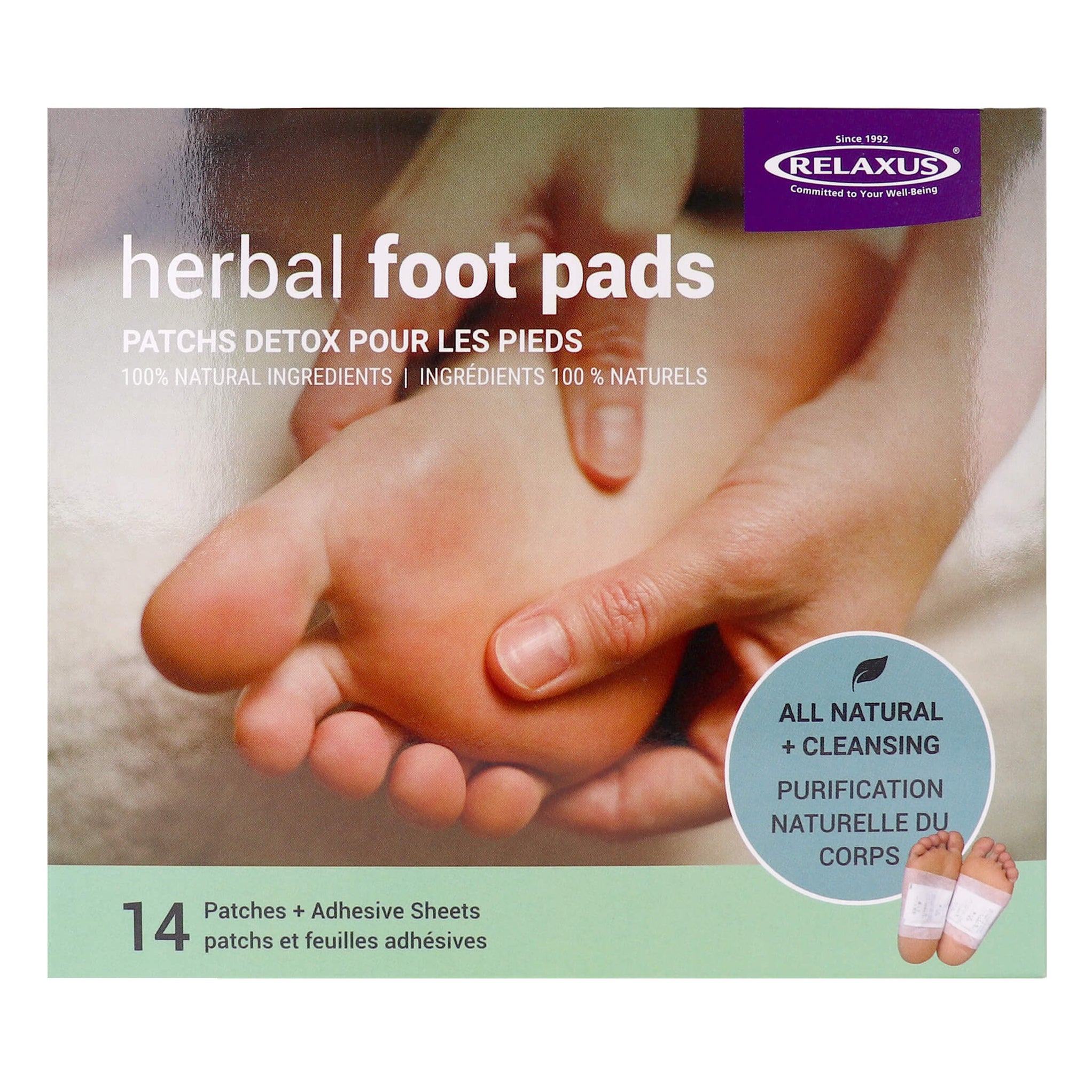 Detoxifying Foot Pads to Remove Body Toxins 100 Natural Ingredients