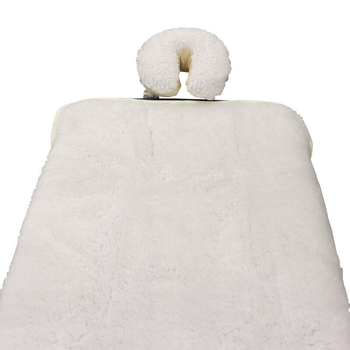 Abundance Fleece Massage Table Pad Set close up