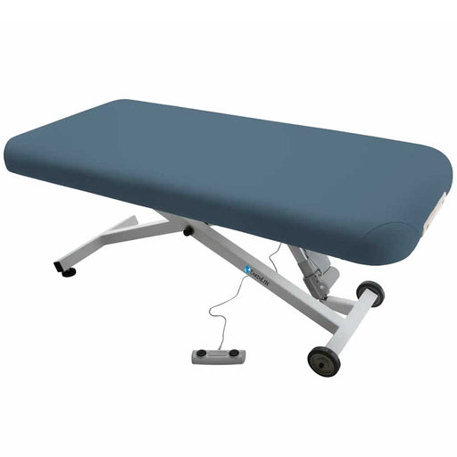 Earthlite Ellora™ Electric Lift Flat Top Massage Table Mystic Blue