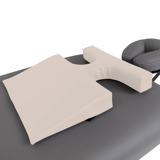 Earthlite comfort Chest Bolster on Massage Table