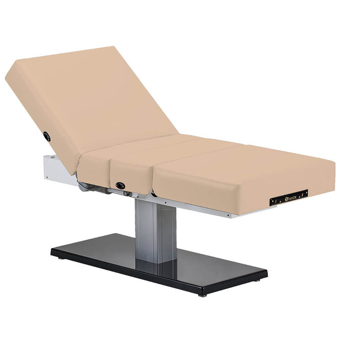 Earthlite Everest™ Spa Pedestal Electric Lift Electric Salon Top Spa Table Maries Beige