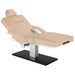 Earthlite Everest™ Spa Pedestal Electric Lift Electric Salon Top Spa Table Maries Beige and accessories