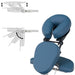 Earthlite Vortex Massage Chair headrest mechanism demonstrated