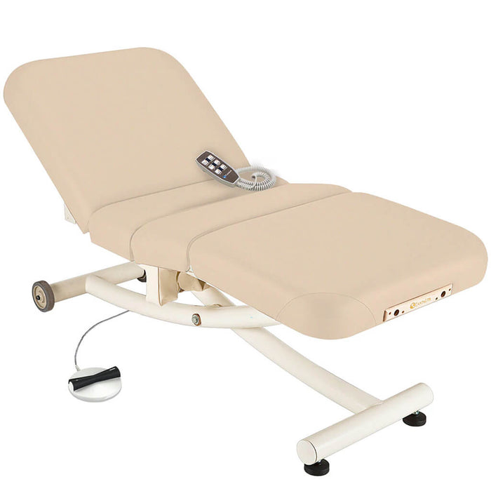Earthlite Ellora Vista™ Electric Lift Salon Top Spa Table Vanilla