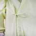 Protective Reusable Isolation Gown- Level 1 Certified close up of tie string