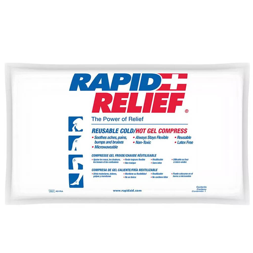 Rapid Relief Reusable Cold Hot Gel Compress