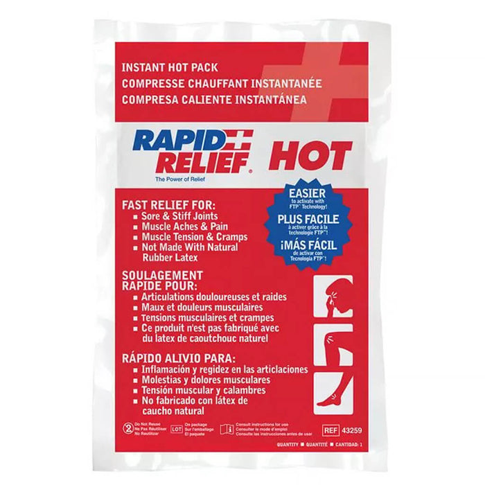 Rapid Relief Instant Hot Pack - Single Use | Body Best