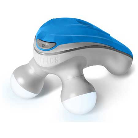 HoMedics QuaD Portable Electric Hand Held Vibration Massager Body/Back -  Blue