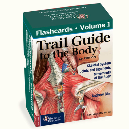 Trail Guide to the Body Flash Cards Vol 1- 6th Edition packaging