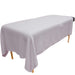 White Waffle Weave Blanket on massage therapy table