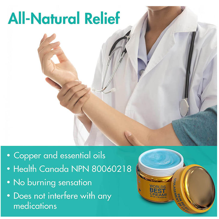 Worlds Best Arthritis Cream Pain Relief 50ml Body Best Canada Worlds best arthritis cream pain relief 50ml body best canada